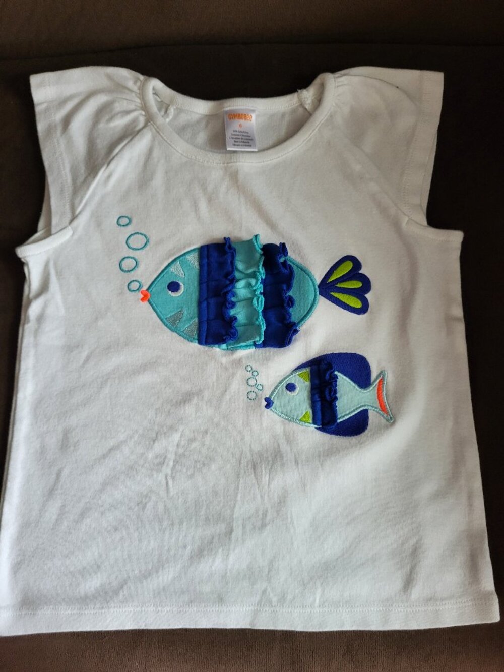 Girls Gymboree Fish Shirt size 6